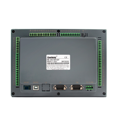 OEM/ODM Modbus RTU TCP Touch Panel PLC 30DI 30DO Digital Analog Integrated 7inch Hmi Plc Controller For Air Compressor