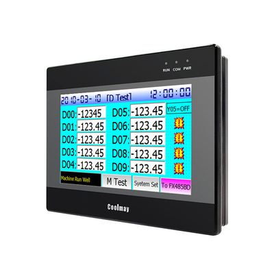 7인치 모드버스 HMI Plc All In One Plc 프로그래밍 가능한 컨트롤러 24디지털 입력 24디지털 출력